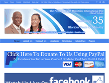 Tablet Screenshot of pfmfamily.org